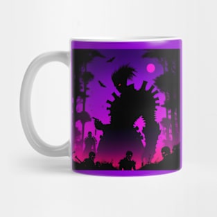 Necropunk silhouette Mug